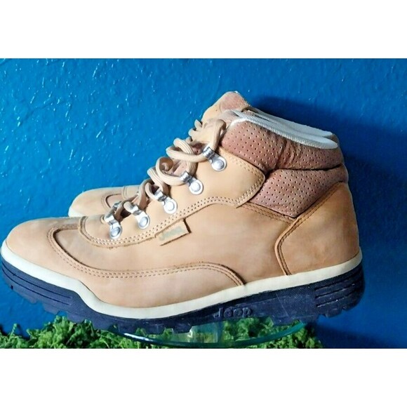 Jeep Tan Suede Hiking Work Boots Womens SIze 9 Mens size 7 No Mark/Skidding - Picture 1 of 13